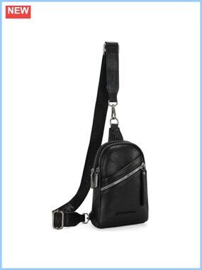 Small PU Leather Crossbody Sling Bag Fanny Pack Purse